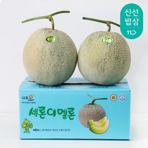 GAP인증 메로나맛 멜론 고당도 세론이세지멜론 정품 왕대과 5kg(2수)