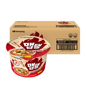 [최종 12,800]맵탱큰컵 마늘조개라면 16입
