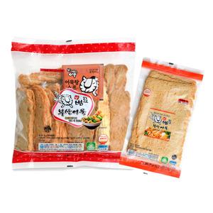 [범표어묵] 어묵탕용 모둠 1팩 + 사각 1팩, 총600g