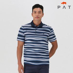 [PAT 남성] 물결 스트라이프 티셔츠_1H35232