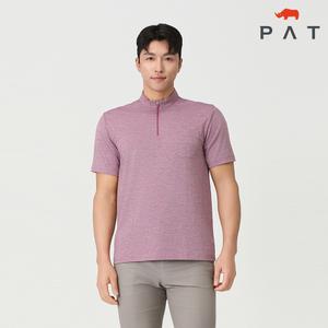 [PAT 남성] 스판 솔리드 목크넥 티셔츠_1J35481