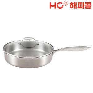 [본사직영] 해피콜 스테이 통3중 IH 스텐 소테팬 2p 세트 (팬28/뚜28)