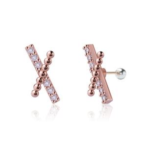 14k 골드 엑시 심플 피어싱  CEA0073
