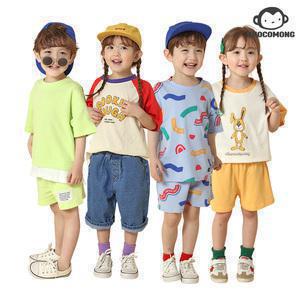 [초코몽] 여름 아동복BEST/국내생산/여름신상/반팔/세트/상하복/데님/주니어/유아동복