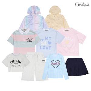 [신디키즈] 여아 봄&여름 데일리룩 추천! 바람막이/래시가드/반팔티 등