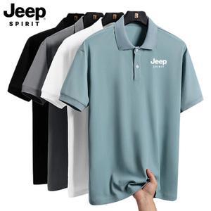 2장세트 원플러스원  지프 JEEP SPIRIT 남녀공용 카라 반팔 폴로셔츠 폴라티 아이스 스
