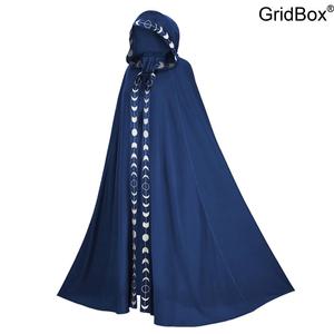 할로윈코스튬 GirdBox 중세 르네상스 5색 망토 연극 의상 코스프레