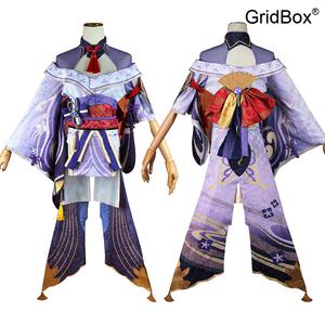 GirdBox 원신 코스프레의상 레이덴 쇼군 의상 코스튬 풀세트 여성용 할로윈코스튬