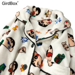짱구잠옷 커플잠옷 GirdBox 극세사 파자마세트 겨울 홈웨어