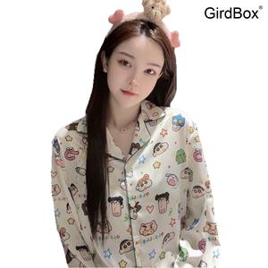 짱구잠옷 여름 냉감 GirdBox 여성잠옷 파자마 세트 홈웨어