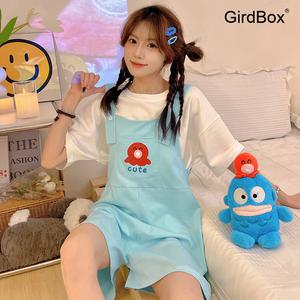 여름잠옷 커플잠옷 GirdBox 한교동 원피스잠옷 면파자마 홈웨어 세트