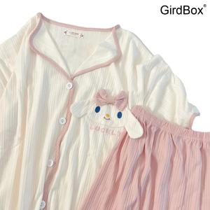 여름잠옷 시나모롤 반팔 반바지 GirdBox 여성홈웨어 파자마세트