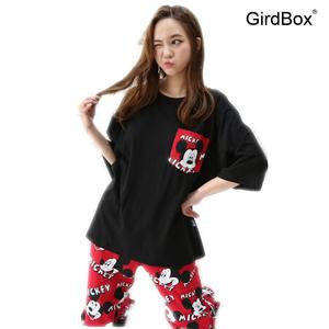 여성잠옷 미키마우스 GirdBox 디즈니파자마 긴팔 홈웨어세트