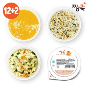 [짱죽]  이유식/반찬 (12+2) 골라담기/아기반찬 덮밥소스 볶음밥/ 여행용 간편식 실온