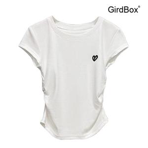 하트자수 여름철릭원피스 GirdBox 모달소재 허리조임 개량한복