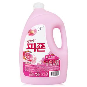 피죤 핑크 로즈 3.1L, 섬유유연제 리필 세탁보조제 3100ml