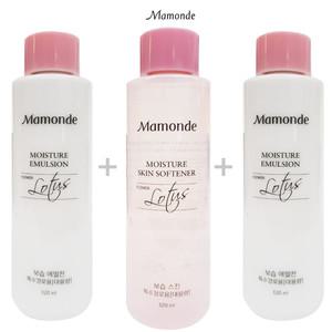마몽드 모이스처 대용량 스킨 로션 320ml x 3개 기초화장품 여자화장품 스킨로션 대용량