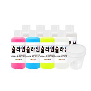[스노우키즈] 슬라임만들기 70ml 4색 세트/칼라액체괴물