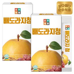 [결제단10%]순수식품 배도라지청 스틱 2박스(60포) / 도라지배청 배도라지진액 도라지배즙 배도라지즙