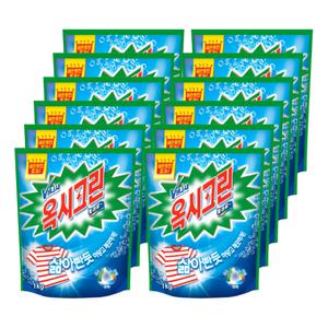 옥시크린 산소표백제 1kg 일반 드럼겸용 산소크린 12개