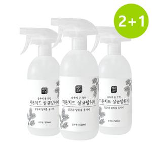 베리크린 피톤치드 살균탈취제 500ml 2+1 편백수 냄새제거 향균 새집증후군 베이크아웃 퇴치제
