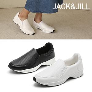 잭앤질 뱀피무늬 밴딩 슬립온(JA2140)