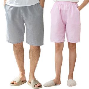 (제이지몰)지지미 커플 잠옷바지 5부 반바지 시어서커 파자마 엠보