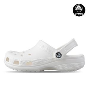 크록스 클래식 클로그K 여성 여자 슬리퍼 샌들 화이트 K206991-100