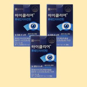 종근당 아이클리어 루테인 지아잔틴 차인표 눈건강 3박스 3개월분