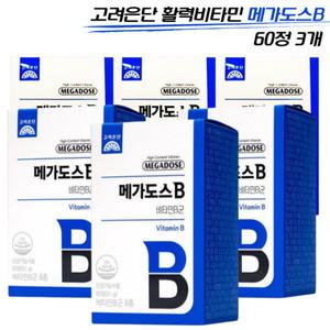 고려은단 메가도스B 활력비타민 850mg x60정 3박스 6개월분 하루 한알