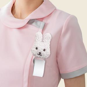인형 릴홀더 간호사릴홀더 테이프걸이 집게형 클립형 사원증 명찰 병원선물 발그레곰