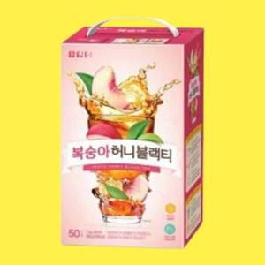 담터 복숭아 허니 블랙티 50스틱 x 2개입 휴게실 음료