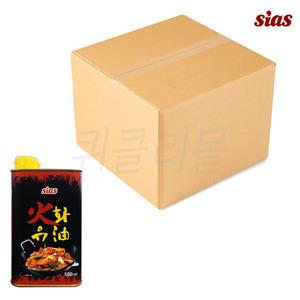 시아스 화유 불맛기름 500ml x 6개/1box 업소용 식당용 대용량