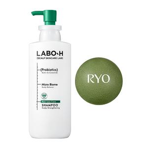 라보에이치 탈모케어 두피강화 샴푸, 400ml , 1개 +  증정 ( 려 루트젠 마사지볼, 1개 )