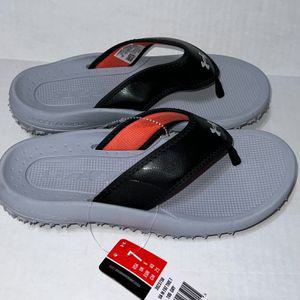 언더아머 남성 팻 타이어 쪼리 샌들 3023750-100