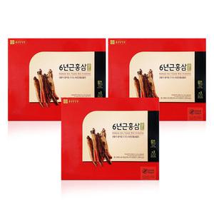 종근당건강 6년근홍삼골드 80mlx60포 3박스 명절 설날 추석 구정 건강선물 액기스 진액 인삼 GT