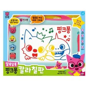 미미월드 알록달록 핑크퐁 칼라칠판 자석보드