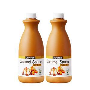 쥬피터 카라멜 소스 1.8kg 2개 커피 토핑 카페재료