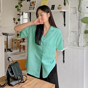 핫핑 라오트 루즈핏 썸머 반팔 셔츠