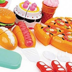 [기타]레써니 베이커리 가게놀이 20pcs 피자 커팅 핫도그 유아