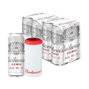 오비맥주 버드와이저 제로 500ml 캔쿨러 패키지(500ml 8캔+캔쿨러1개)