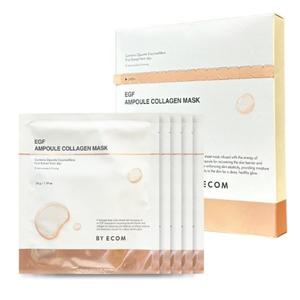 홈쇼핑 바이애콤 EGF 앰플 콜라겐 겔 마스크팩 1박스 (34gX5매)