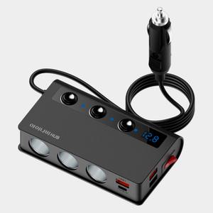아이나비 고속 150W 7in1 동시7대충전 차량용 멀티소켓 시거잭 충전기 ISC-MHP01