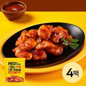 [허닭] PICK 그릴드 직화 닭가슴살 제육볶음맛 4팩