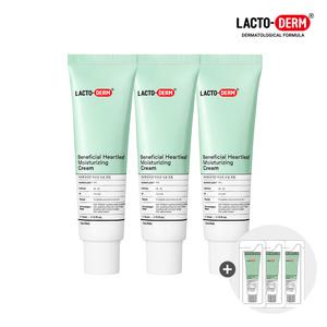 [X3]락토덤 어성초 수분 크림 50ml 3개 + 수분크림 1ml 3매 증정