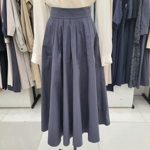 [온앤온]뒷밴딩 플레어 롱스커트njw3ms30201