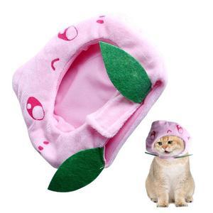 반려동물안경 모자 귀여운 고양이 봉제 복숭아 슈퍼 소프트 코스프레 파티 할로윈 크리스마스 휴일 의류