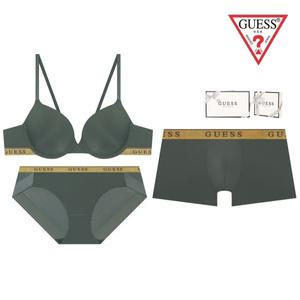 [롯데백화점]게스 자가드 골드밴디드 커플속옷세트 GCWBR741BP741DR741DGR