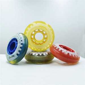 용품 0A 부드러운 탄성 mm 스케이트 휠 인라인 롤러 하키 롤링 72 *24mm 8