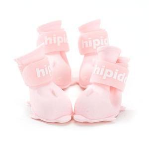 반려동물신 양말 애완 동물을 위한 방수 실리콘 레인 슈즈 미끄럼 방지 장화 쉽게 착용 발